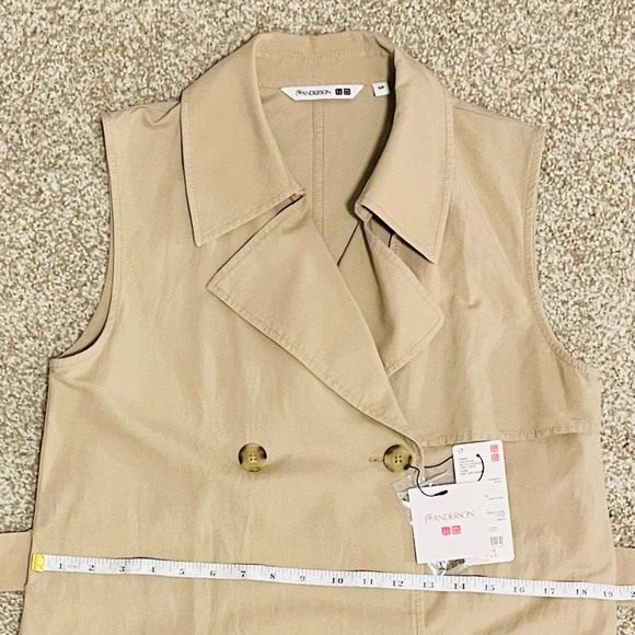 NWT JW ANDERSON x UNIQLO Beige Dress with Belt - Picture 11 of 11